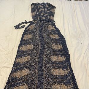 Lucky Brand Maxi Blue Women's Dress Size XS